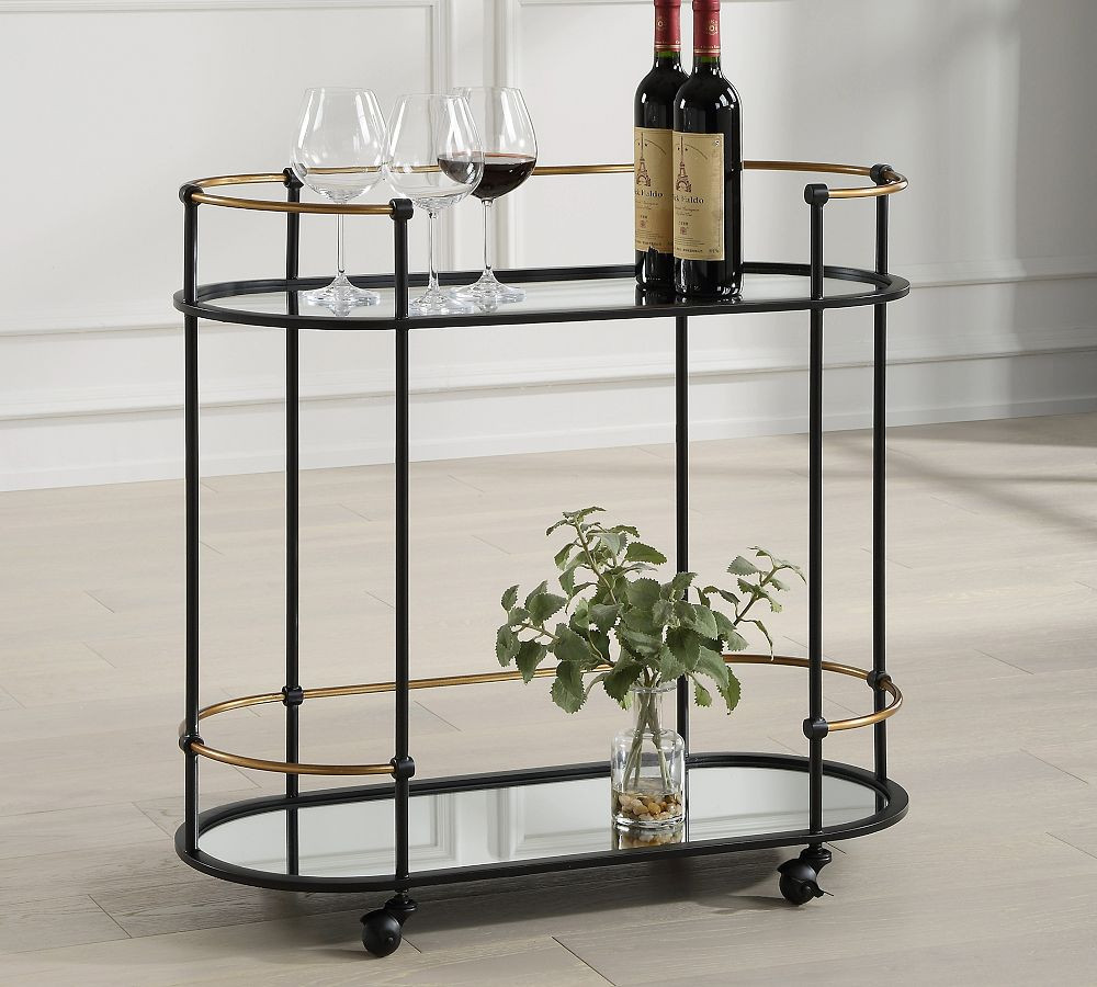Klay Metal Bar Cart (32") | Pottery Barn (US)