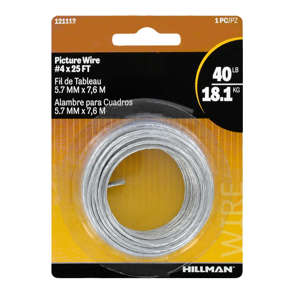 Hillman 40lb #4 x 25-ft Picture Wire | 121112 | Lowe's