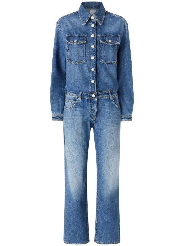 PINKO Denim Jumpsuit | Blue | FARFETCH | Farfetch Global