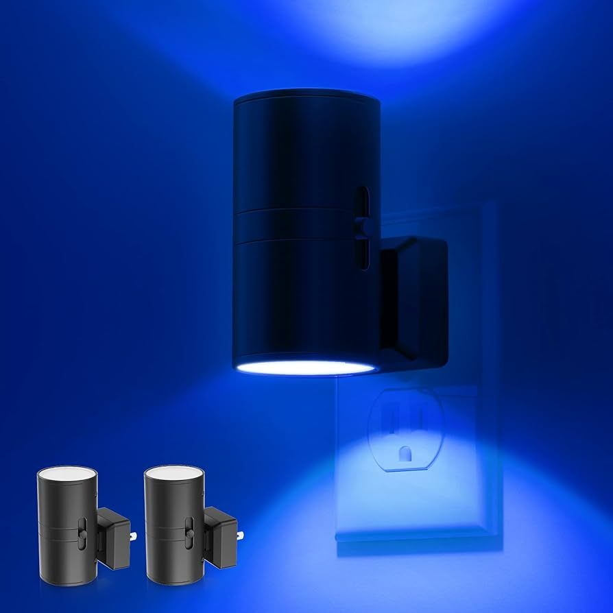 Blue Night Light, LOHAS Bluey Night Light Plug into Wall, Dusk to Dawn Sensor, 0-100LM, Adjustabl... | Amazon (US)