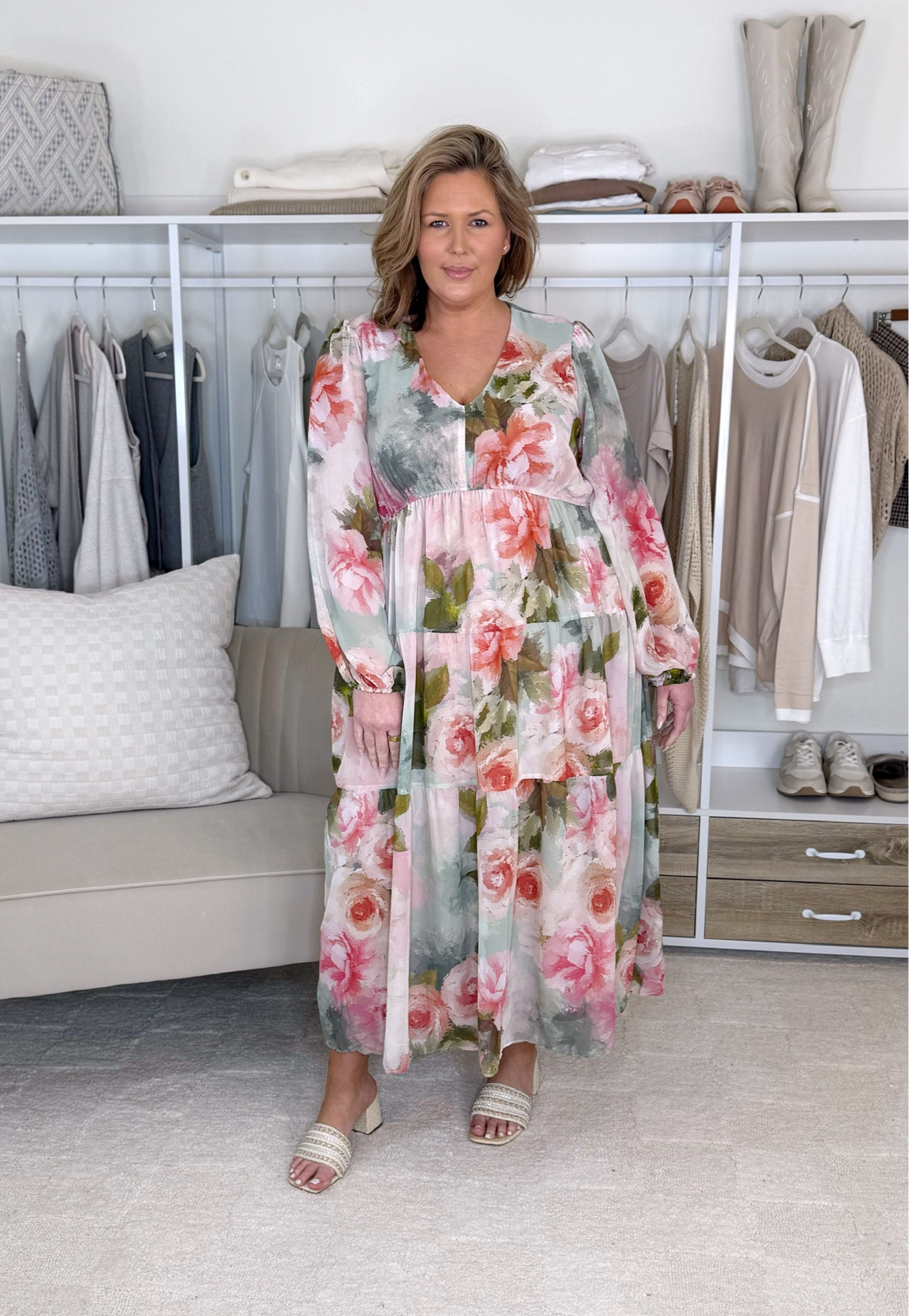 Plus size sheer sleeve dress inspo! Wearing a size 18. Runs true to size!

Plus size fashion, everyday outfit ideas, spring dresses, spring maxi dress, event dress, wedding guest dress, casual dress, midsize fashion, dresses with sleeves 

#LTKPlusSize #LTKMidsize #LTKOver40