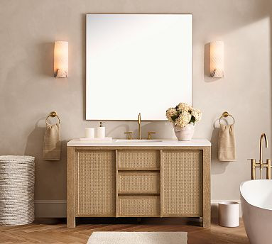 Marina 55" Single Wide Sink Vanity | Pottery Barn (US)