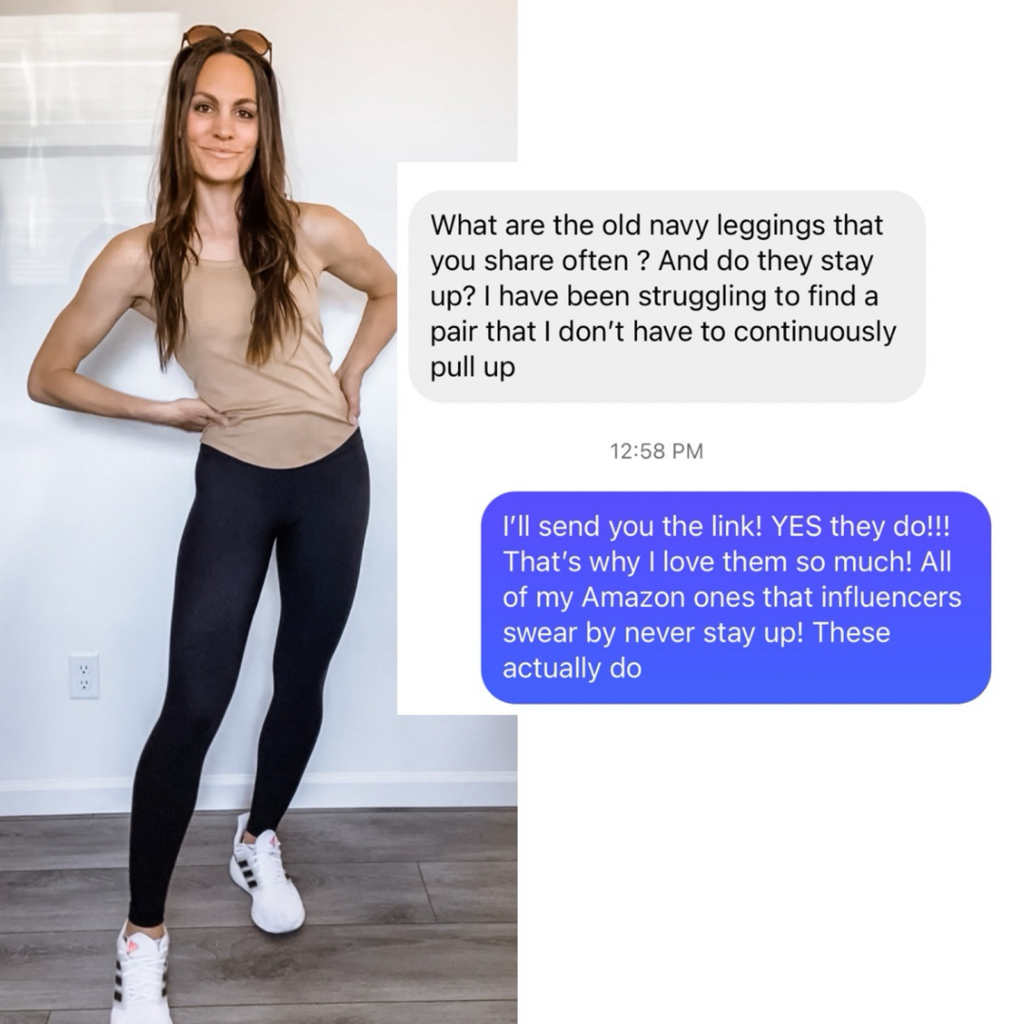 The only leggings that stay up!! $19 today! 

#LTKfitness #LTKsalealert #LTKfindsunder50