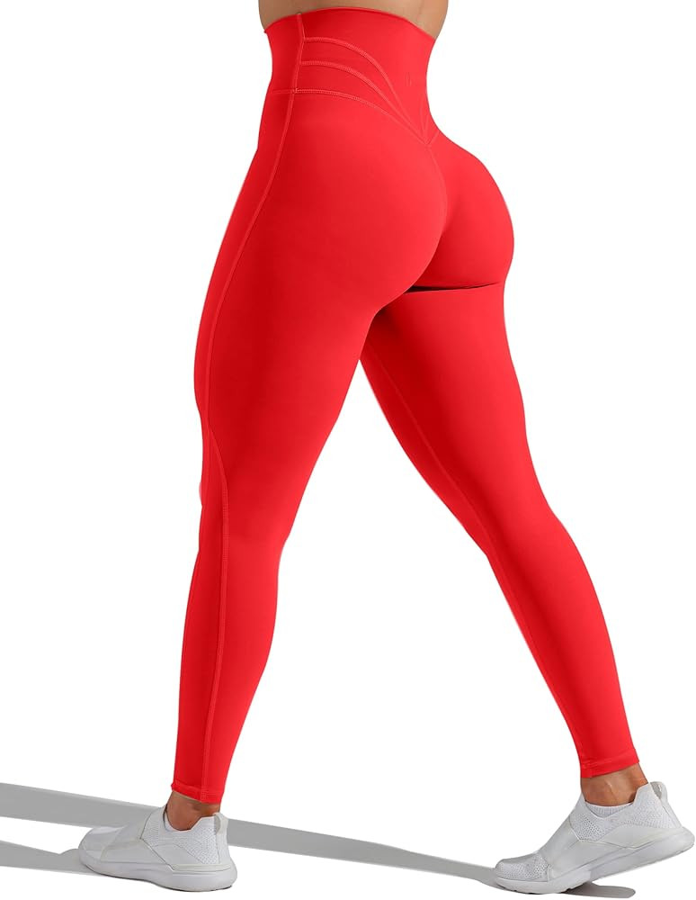 Unthewe High Waisted Butt Lifting Workout Gym Leggings for Women Buttery Soft Athletic Yoga Pants | Amazon (US)