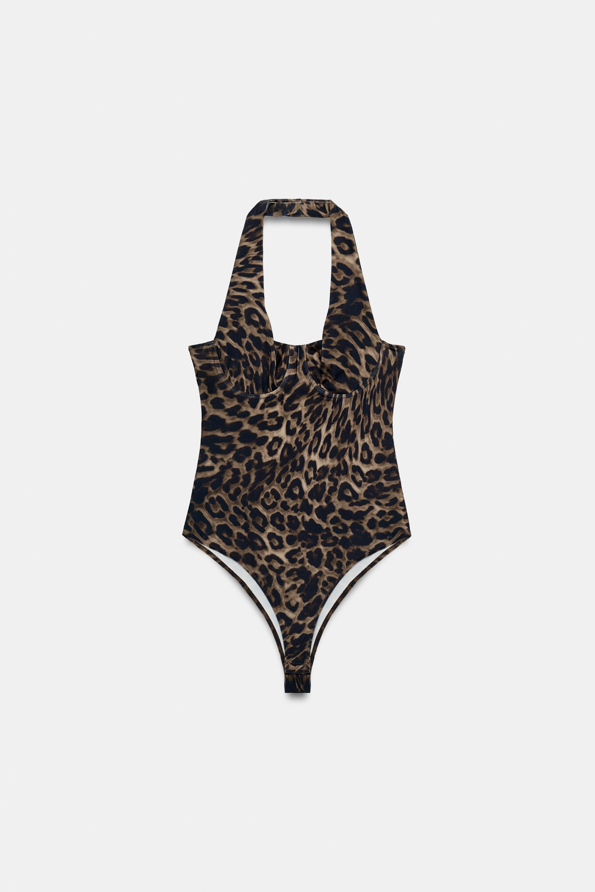 UNDERWIRED HALTER BODYSUIT | Zara AU