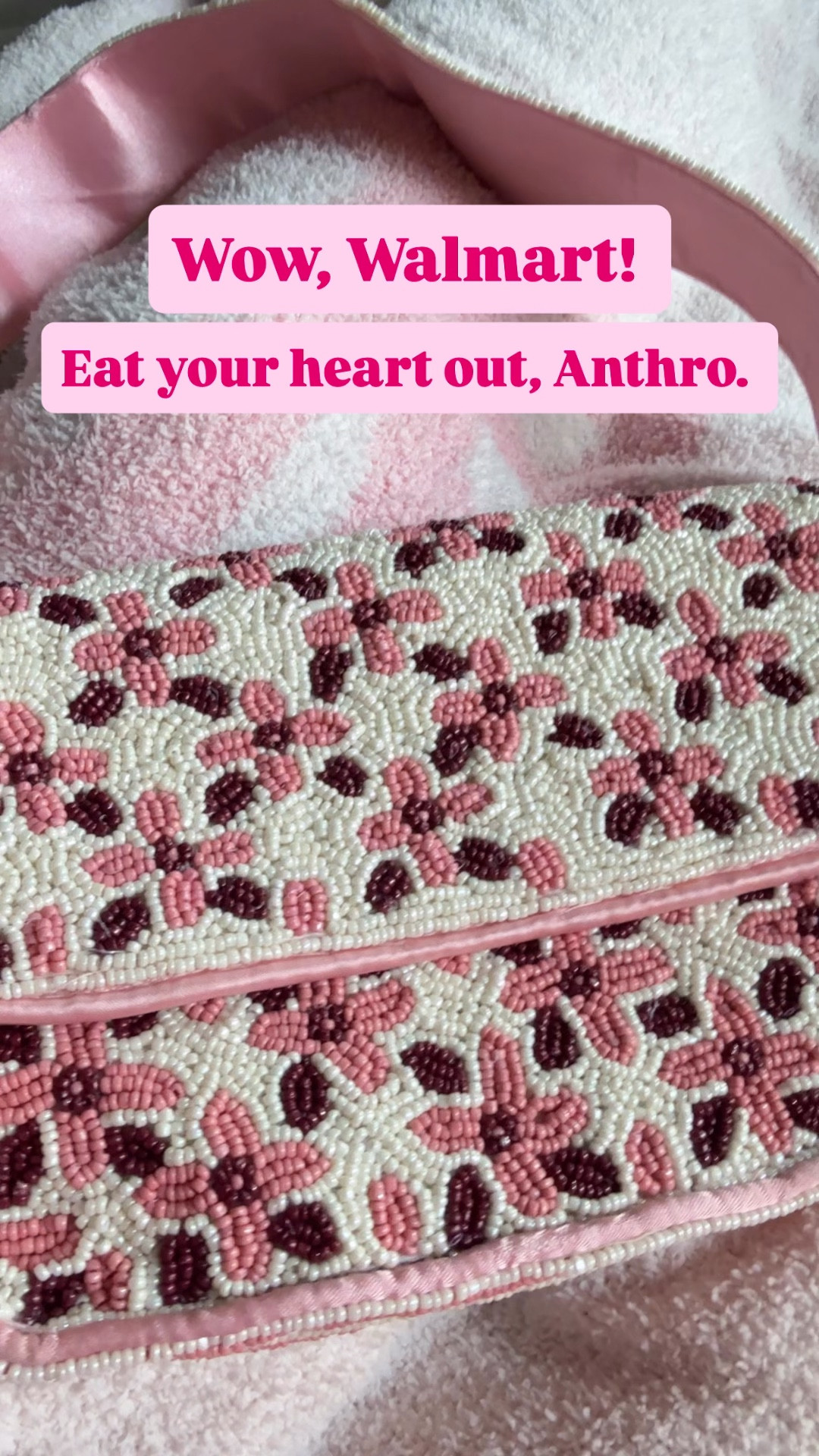 I cannot believe the gorgeous beaded details on my new Walmart purse! I grabbed the pink, natch, but it’s available in other fun colors as well!



#LTKgrwm #LTKootd #LTKSeasonal