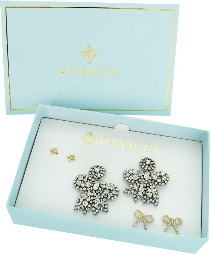 Set of 3 Pavé Earrings | Nordstrom