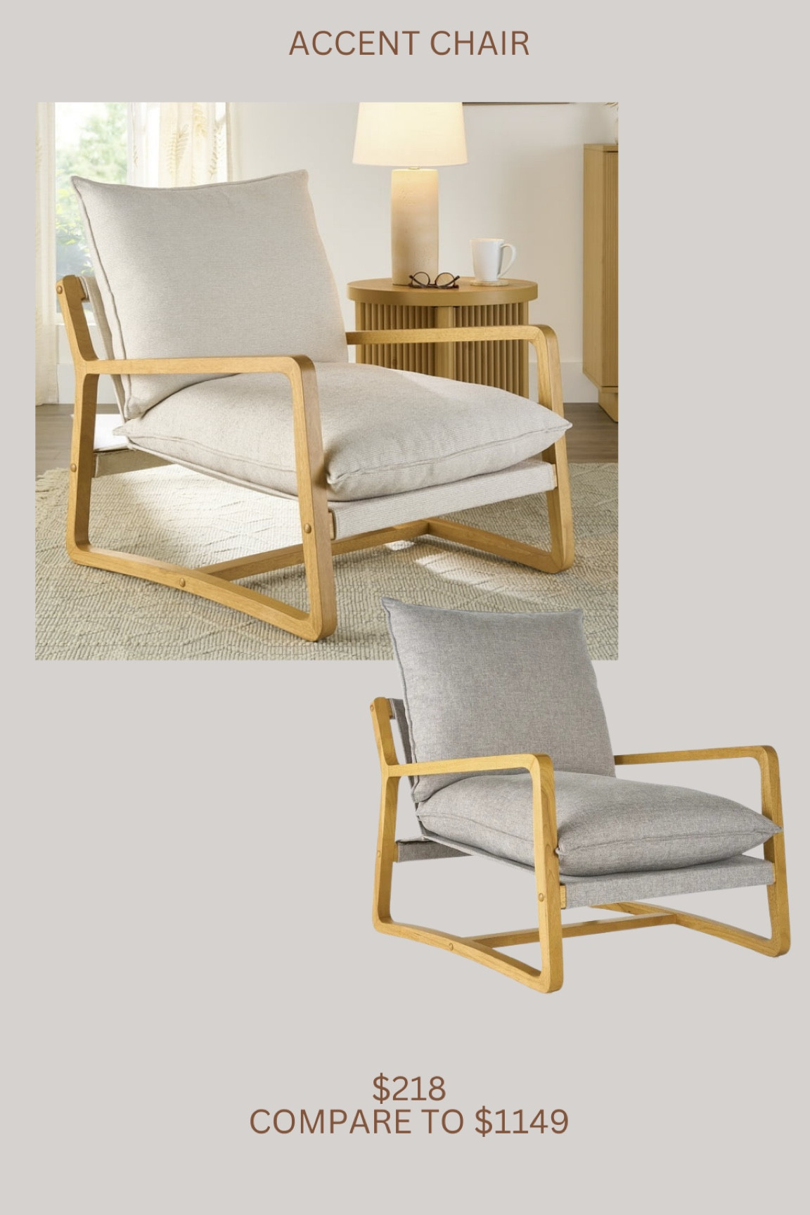 This new Lulu & Georgia inspired accent chair on Walmart now comes in grey!!! One of the best prices I’ve seen for this style 😍🙌🏻🙌🏻

#LTKHome #LTKSaleAlert #LTKStyleTip