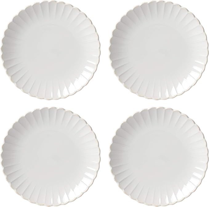 Lenox French Perle Scallop 4-Piece Dinner Plate Set, 7.40 LB, 0 | Amazon (US)