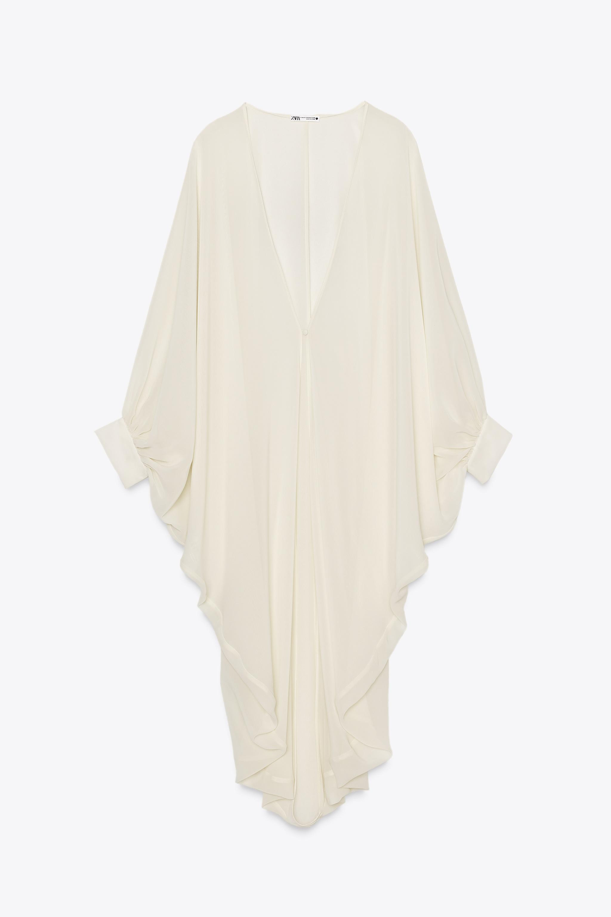 LIMITED EDITION SEMI-SHEER CAPE | Zara US