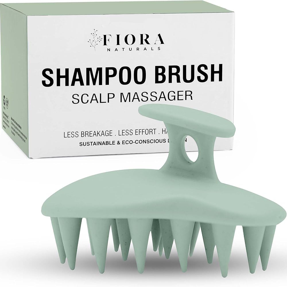 Fiora Naturals Scalp Massager Shampoo Brush - Silicon Scrubber & Exfoliator for Dandruff Removal ... | Amazon (US)