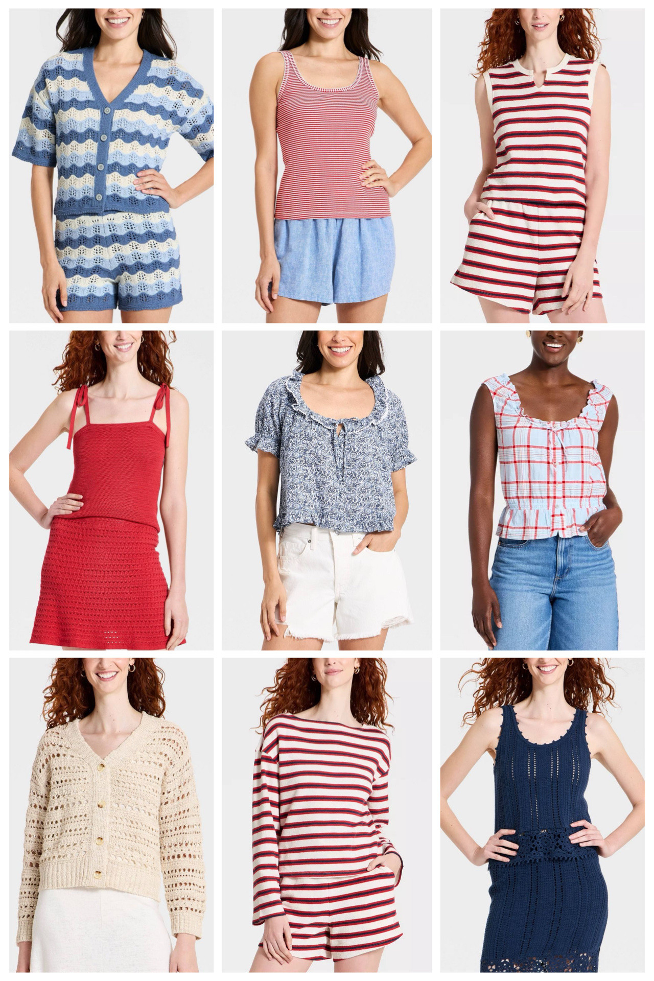 Target new arrival tops that are red white and blue 

#LTKmomlife #LTKootd