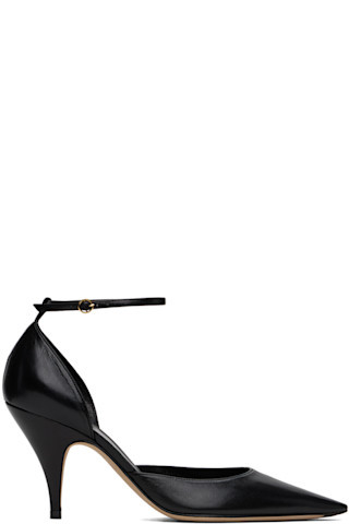Black Liisa D'Orsay Pump Heels | SSENSE