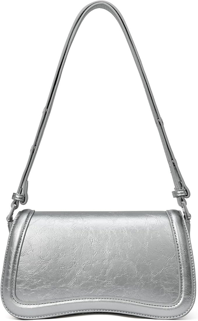 CLUCI Small Shoulder Bags,Purses for Women Vegan Leather Crossbody Handbag Clutch Hobo Purse | Amazon (US)