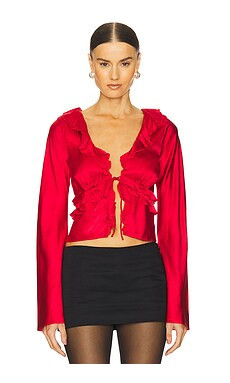 LOBA Angela Top in Red from Revolve.com | Revolve Clothing (Global)