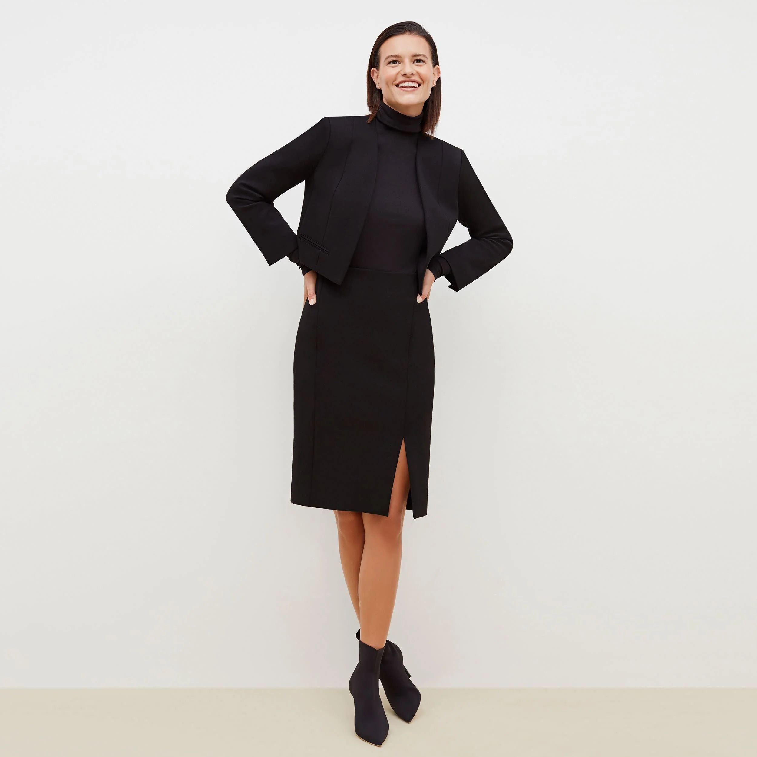 Cortlandt Skirt - Worth :: Black | MM LaFleur