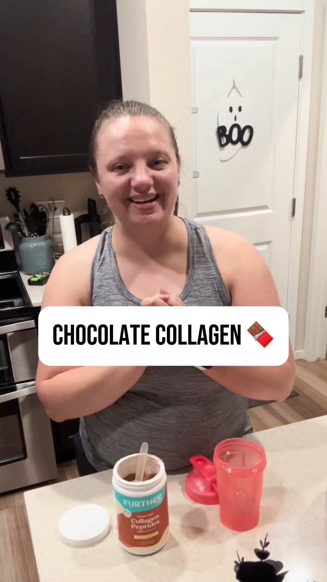 Where are my chocolate lovers at? Further Food chocolate collagen is an absolute sweet treat with nothing but amazing benefits.

✨20g of collagen per serving 
✨19g of protein per serving
✨Reishi mushrooms for mood boosting effects
✨Made with real food ingredients 
✨Non-GMO, sugar-free, dairy-free, and gluten-free
✨No gums, artificial flavors, or additives 
✨Chocolate 🤎

Available at Target! @furtherfood @shop.LTK #furtherfood #liketkit #ad

#LTKBeauty #LTKFindsUnder50 #LTKActive