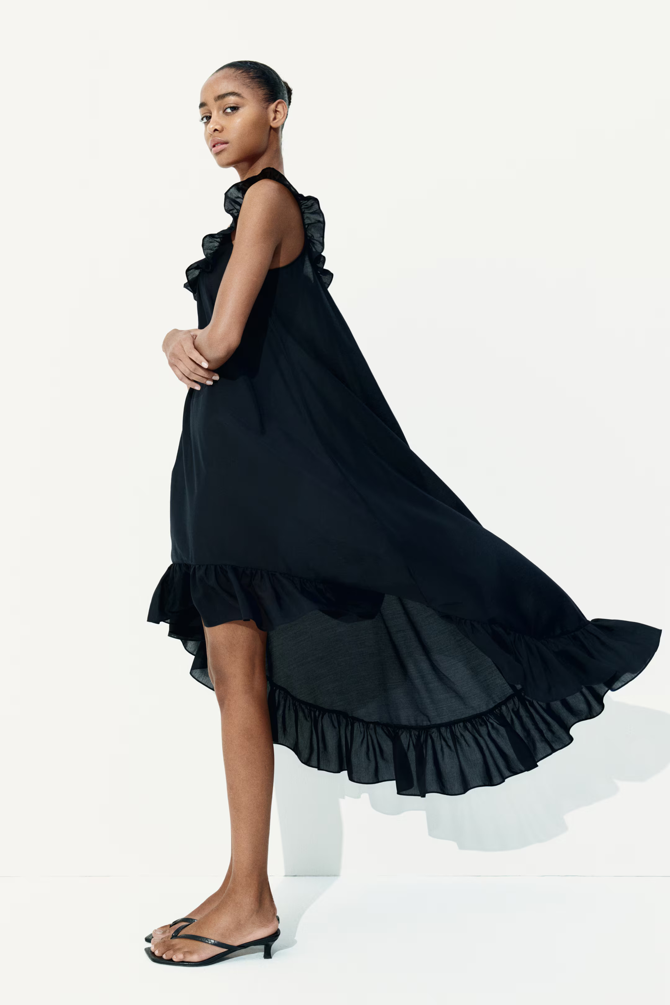 Ruffle-Trimmed Dress | H&M (US + CA)