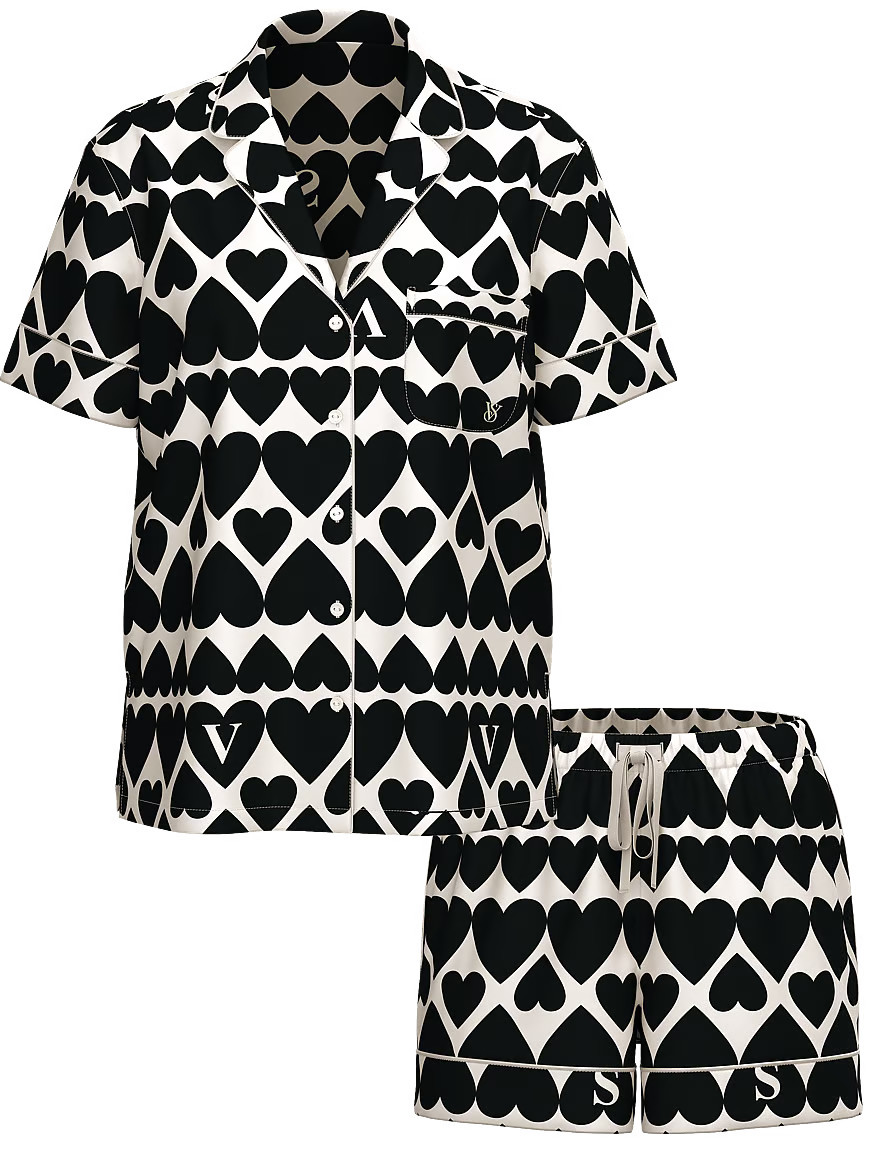 Glazed Satin Short Pajama Set | Victoria's Secret (US / CA )