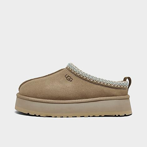 Ugg Women's Tazz Clog Shoes in Brown/Sand Size 9.0 Polyester/Suede/Wool | Finish Line (US)