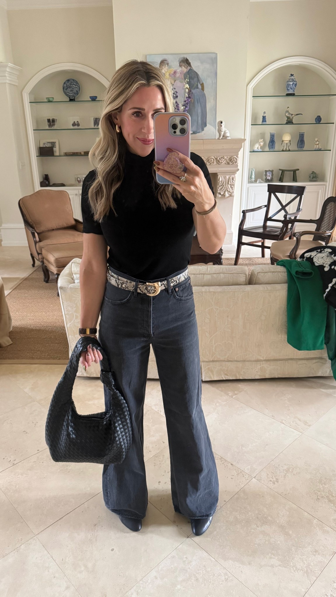 If you love the loose jean look, these are perfect! Very comfy and oversized. I sized down to a 27 and love this dark grey/ black wash. 

#LTKOver40 #LTKootd #LTKGiftGuide