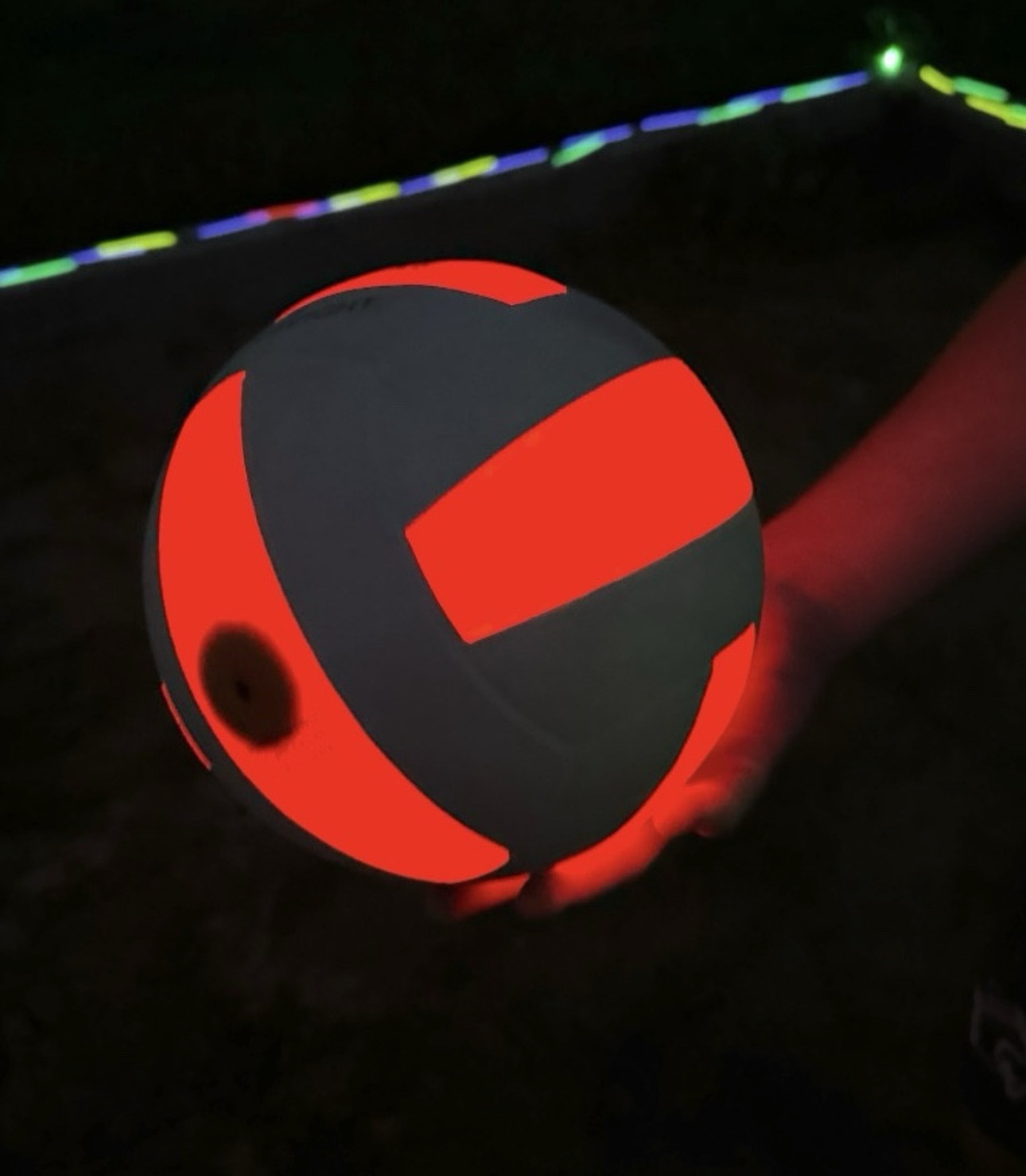 GLO Volleyball ✨ Core summer memory unlocked… trust. This one’s gonna live rent free for a WHILE. 🏐 

Need: LED volleyball, glow scrunchies for arms (so you can see the other players!), battery operated fairy lights on the net, & glow sticks lining the court.

#LTKU #LTKActive #LTKSeasonal
