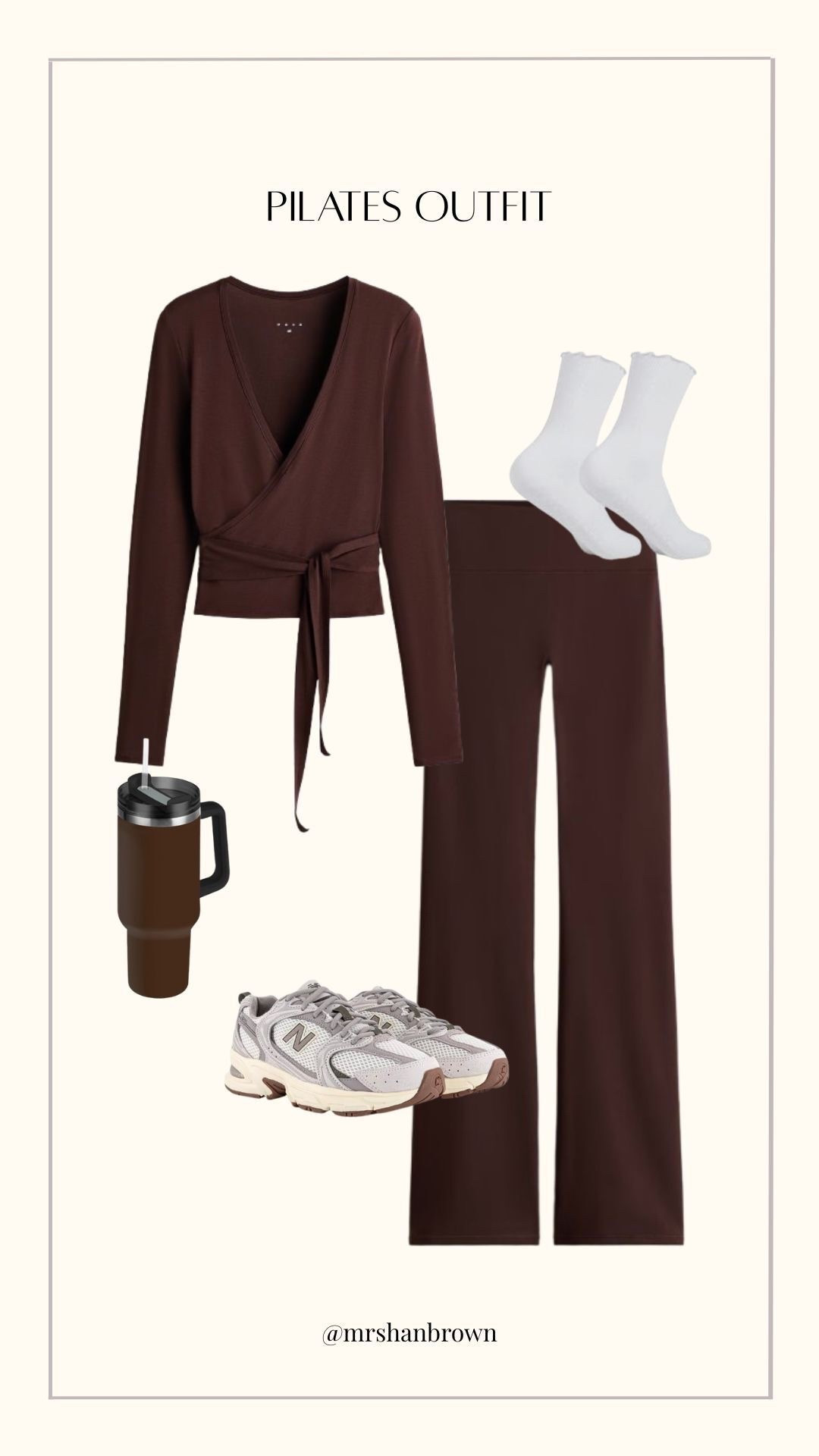 Love this new wrap top, the perfect Pilates set! 

Athleisure, Pilates outfit, chocolate brown, new balance, January outfit 

#LTKwinter #LTKfitness #LTKuk