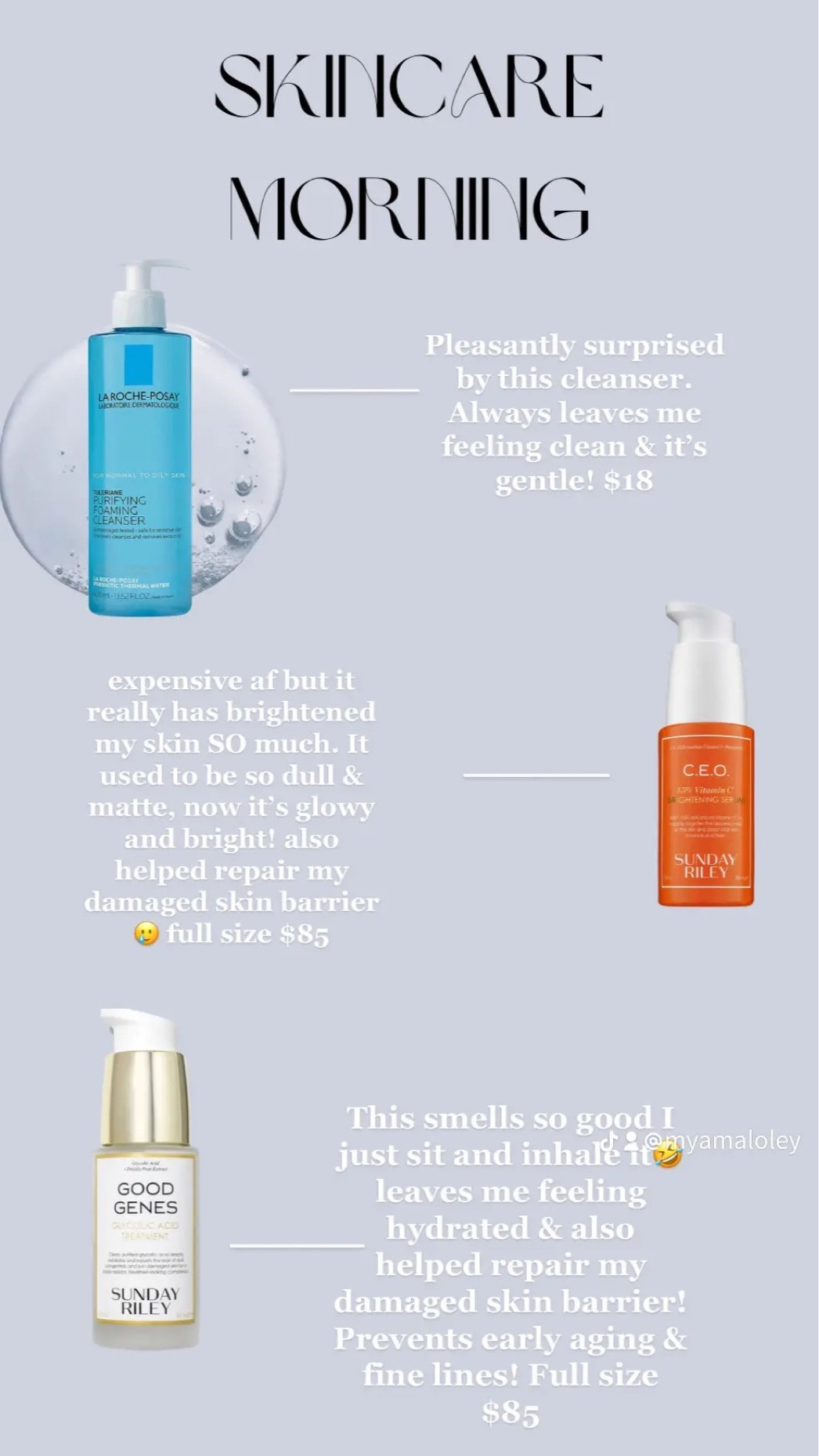 Morning skin care routine 
My go to skin care products!! 
Linked both the full size and the travel for you!! 
I recommend even trying out the mini first! 😁 
I have combination normal to oily skin! These products are gentle on sensitive skin & helped repair my skin barrier! 

#LTKBeautySale #LTKGiftGuide #LTKFind
