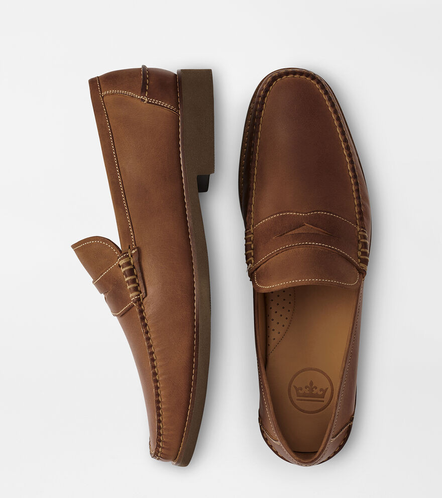Handsewn Leather Penny Loafer | Peter Millar
