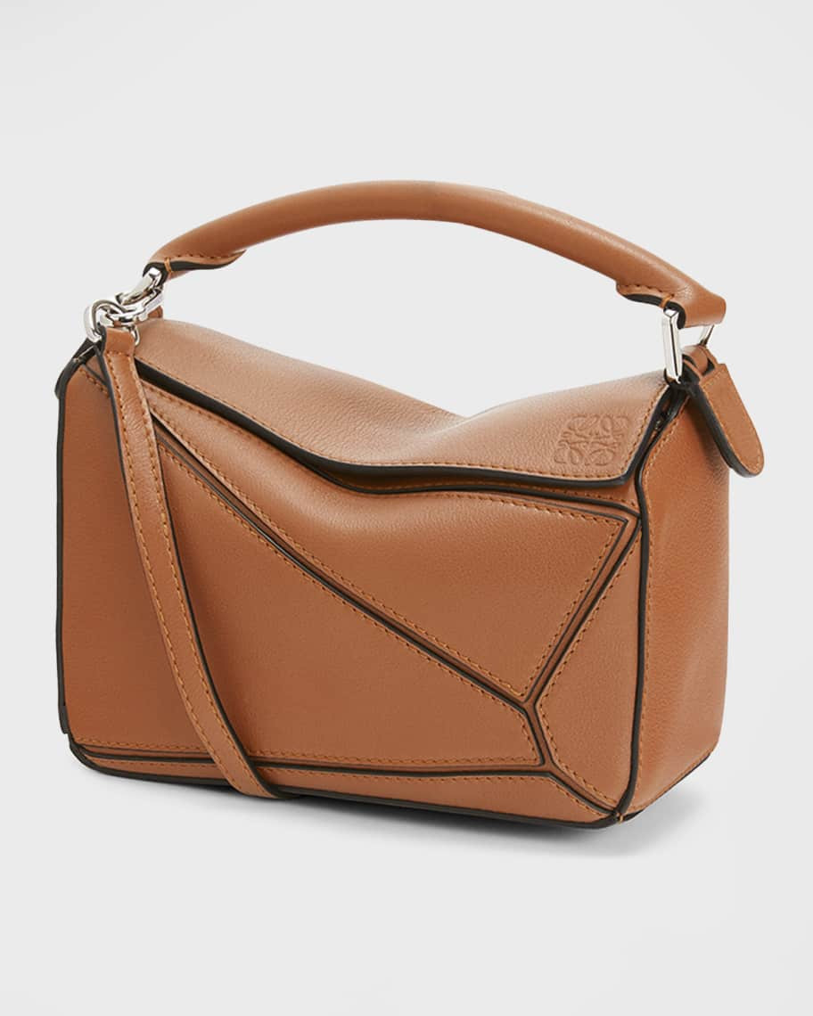 Loewe Puzzle Mini Top-Handle Bag in Leather | Neiman Marcus