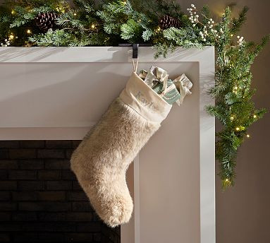 Mink Faux Fur Stocking | Pottery Barn (US)