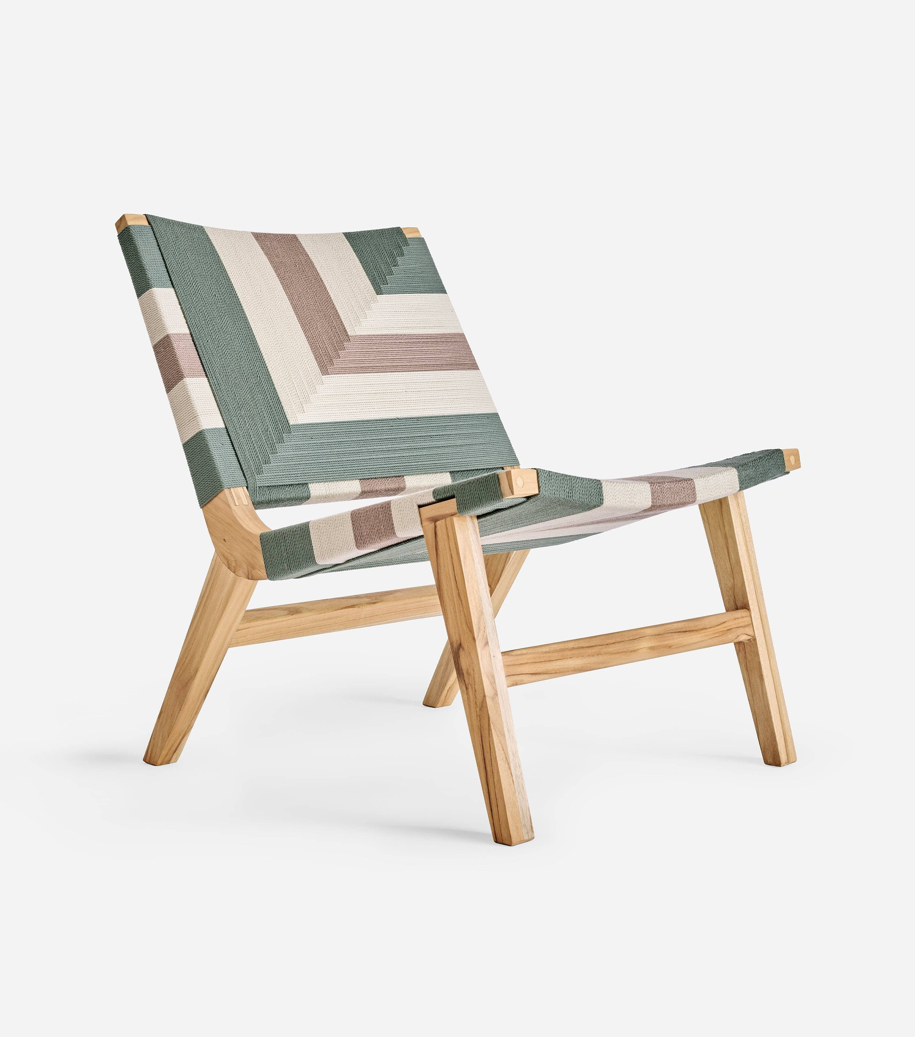 Casares Lounge Chair Woven Mojito Cord | Forever Furniture by MasayaCo | Masaya Co