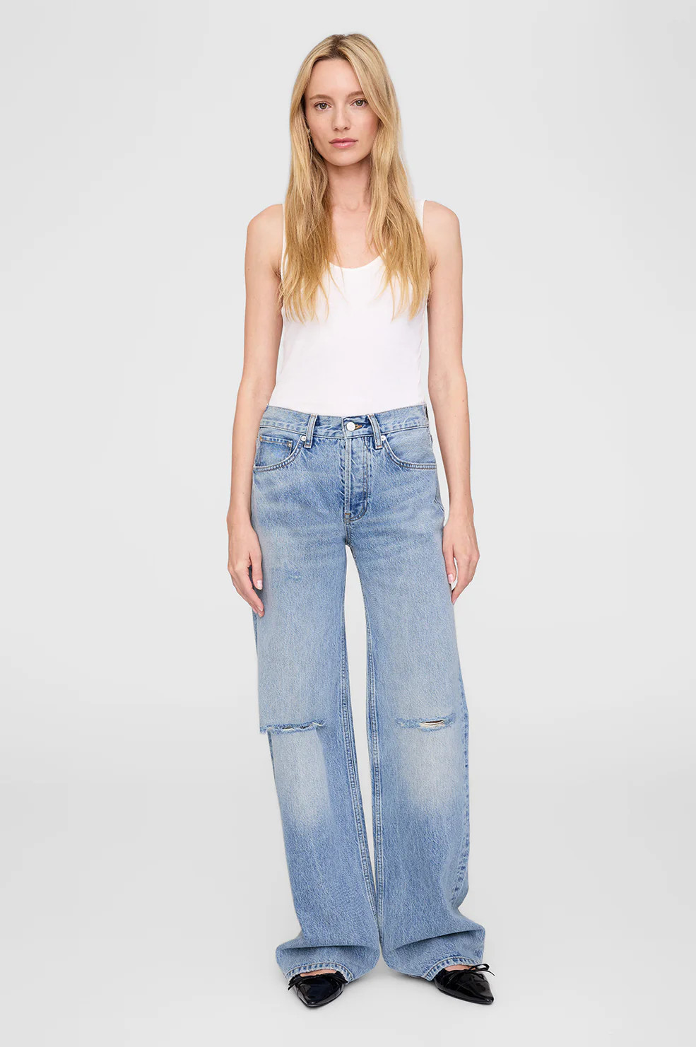 Hugh Jean - Summer Indigo Destructed | Anine Bing