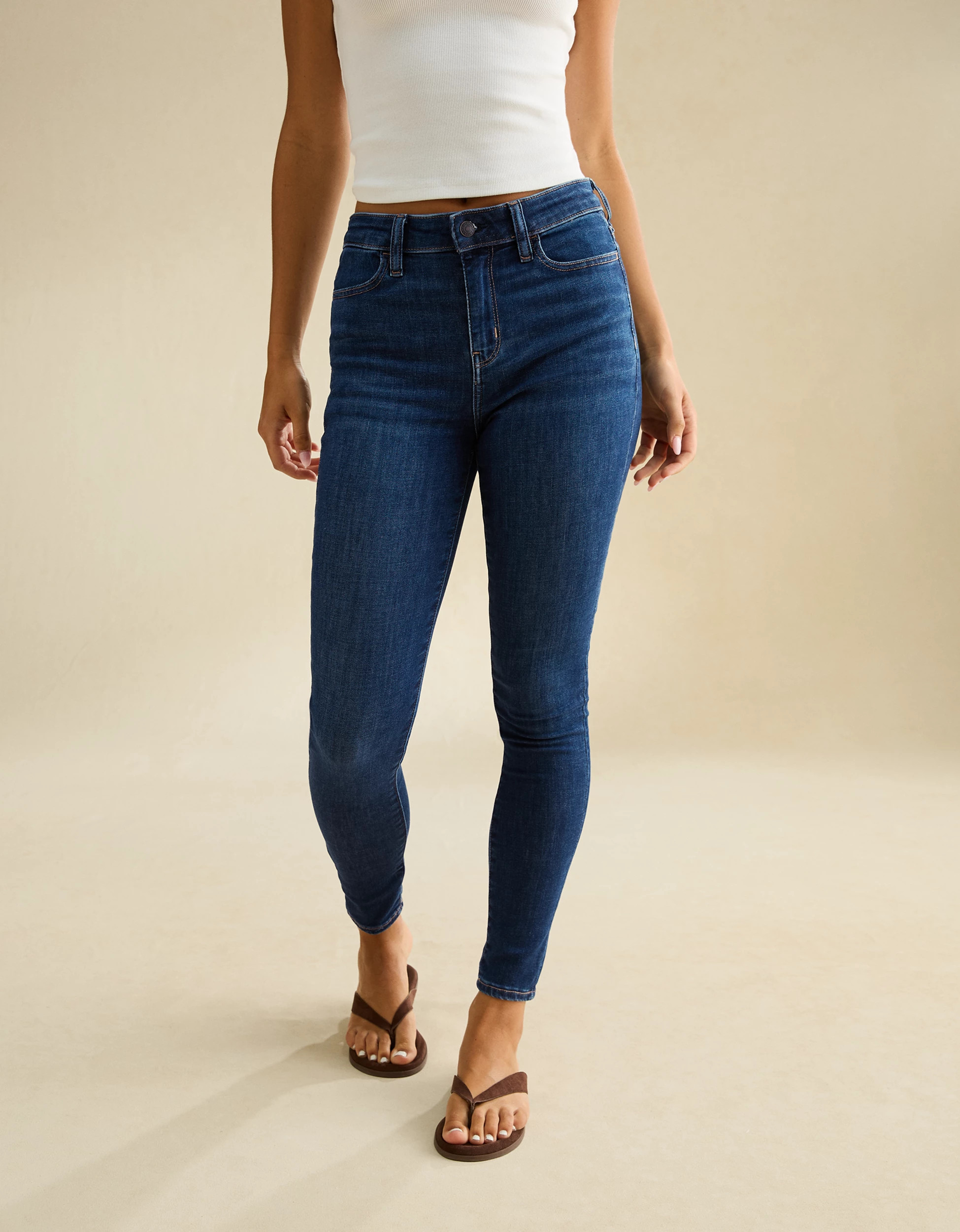 AE Next Level High-Waisted Jegging Women's Indigo Abyss 00 Regular | American Eagle Outfitters (US & CA)