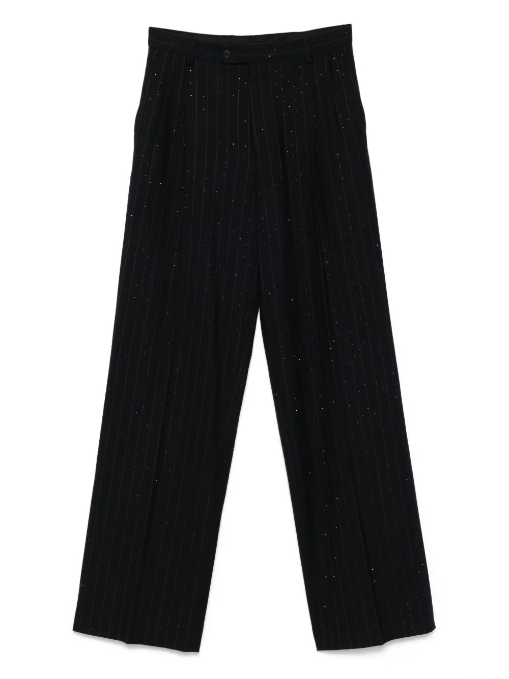 SANDRO Metallic-Hose Mit Nadelstreifen | Blau | FARFETCH DE | Farfetch Global