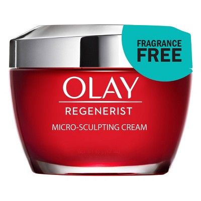 Olay Regenerist Micro-Sculpting Cream Face Moisturizer, Fragrance-Free - 1.7oz | Target