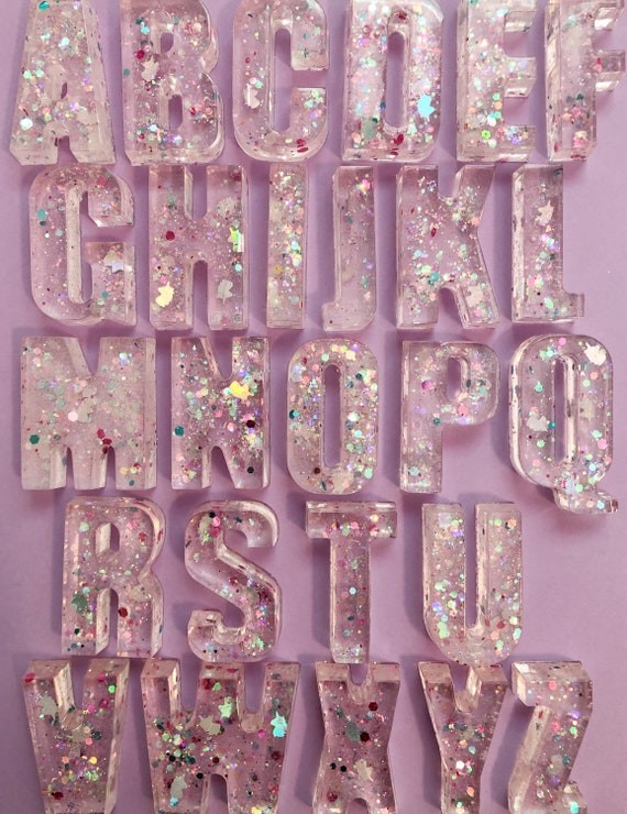 Wonder & Whimsy Unicorn Wishes Resin Letter Play Set (magnetic) | Etsy (US)