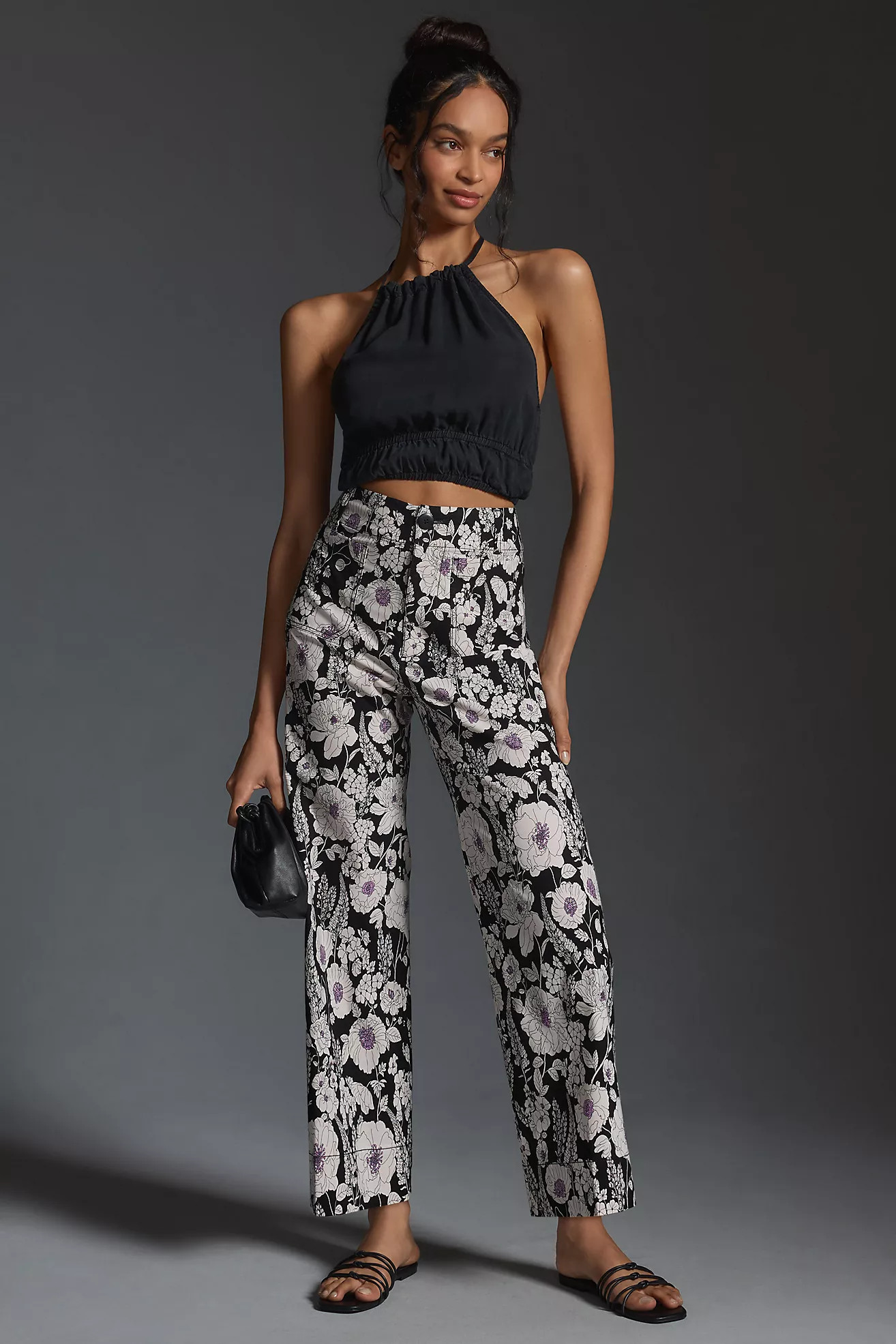 The Colette Cropped Wide-Leg Pants by Maeve | Anthropologie (US)