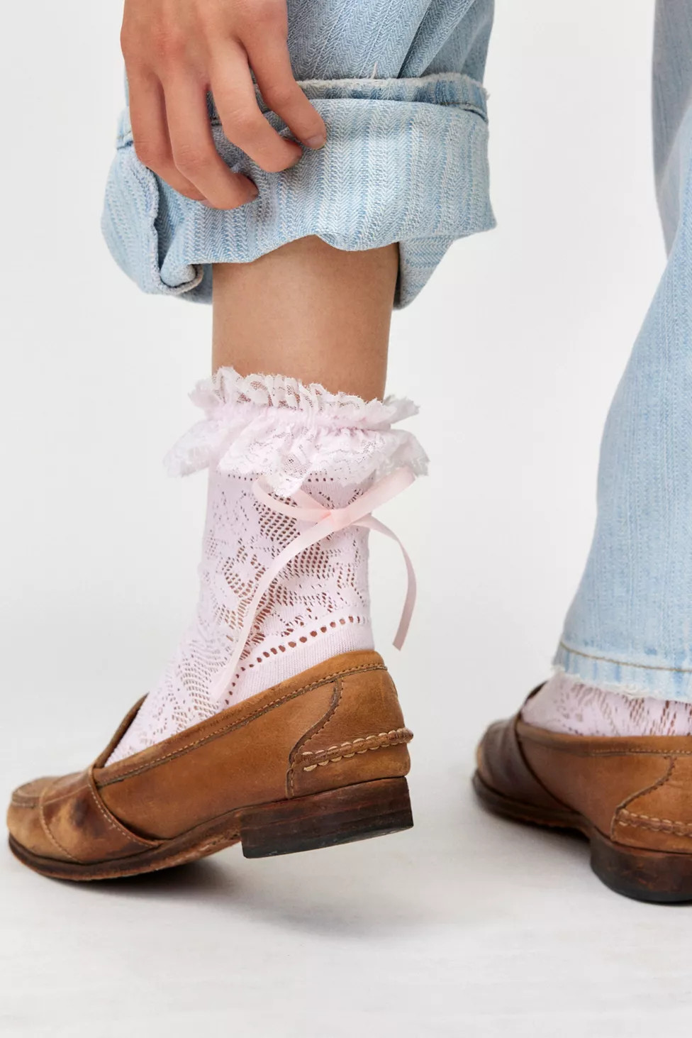 Ruffles & Bows Lace Sock | Urban Outfitters (US and RoW)
