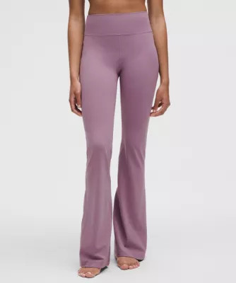 Groove Hose mit ausgestelltem Bein und hohem Bund aus Nulu   Normale Länge | lululemon DE