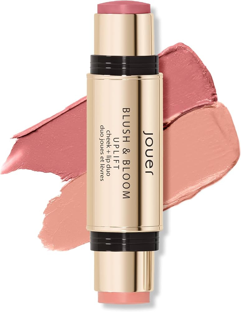 Jouer Blush & Bloom Cheek + Lip Duo - Hydrating Cream Blush Stick for Lip and Cheek Tint - Moistu... | Amazon (US)