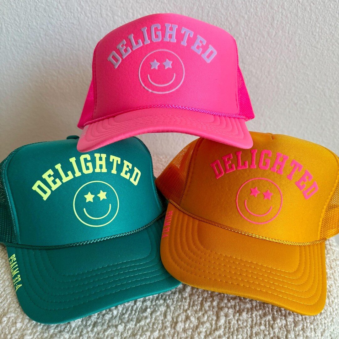 Delighted Psalm 37:4 | Christian Trucker Hat | Etsy (US)