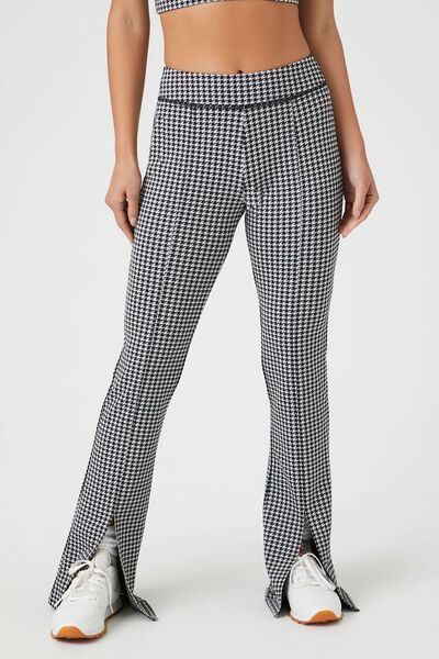 Active Houndstooth Flare Leggings | Forever 21 (US)