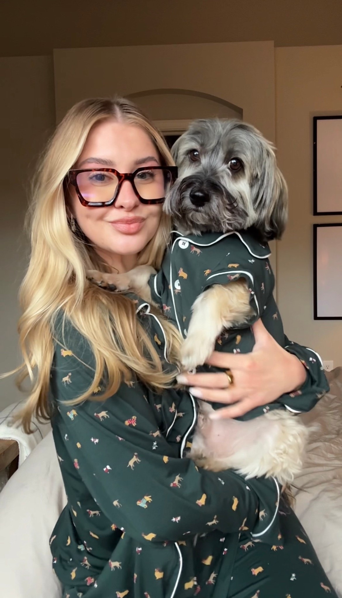 Eberjey holiday family pls FTW! 🌲🐶✨ [linking below the 3 I got for us + their other holiday set because ours are almost sold out!] 

#LTKPets #LTKSeasonal #LTKHoliday