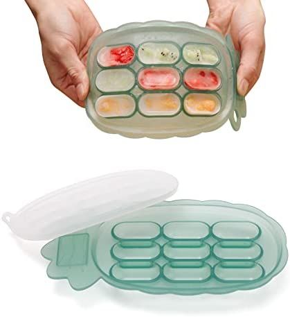 haakaa Silicone Nibble Tray -Baby Forage Feeder Baby Food Container|Breastmilk Freezer Tray|Breas... | Amazon (US)