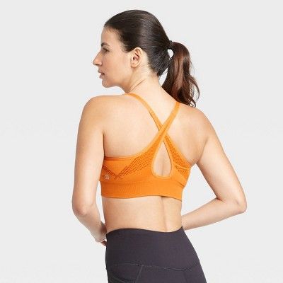 Women's Low Support Laser Cut Seamless Bra - All in Motion™ | Target