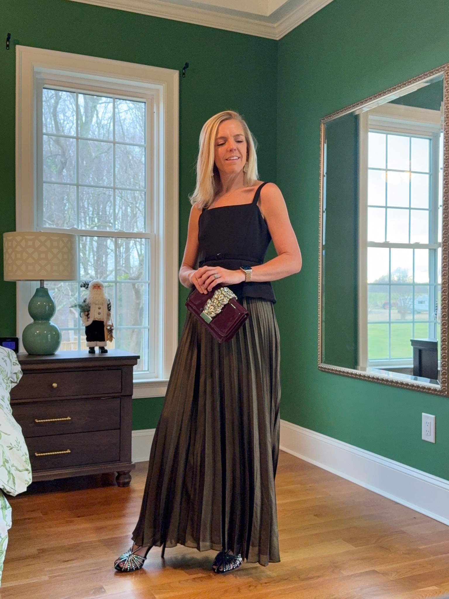 Holiday party ready with this fun pleated dress  

#LTKSeasonal #LTKHoliday