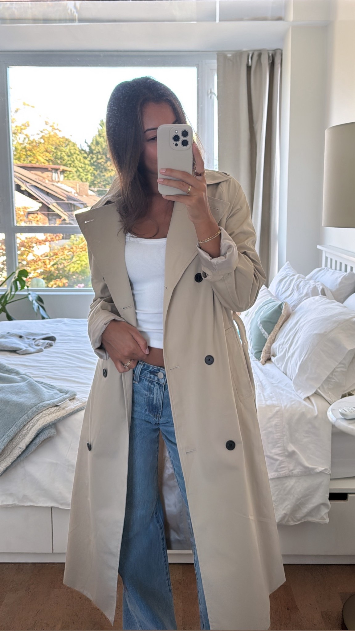 Jacket S
tank XS
Jeans 25
Sweater XS

Aritzia fall staples 

#LTKSeasonal