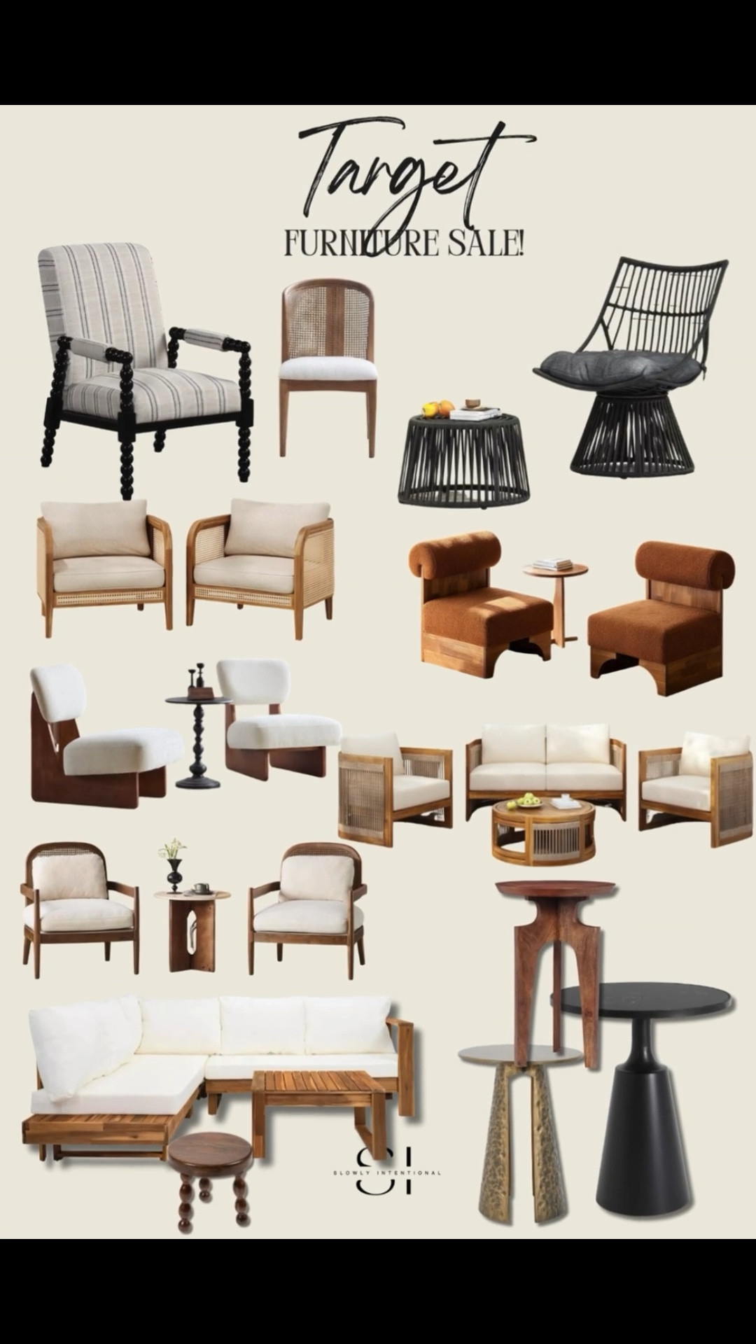 I wish I can share them all because I’m  obsessing over these Target decor finds that are all on sale this week!  I found the most gorgeous cane chairs and modern wood furniture to help you achieve a stunning room makeover on a budget, inside and out. Grab these exact pieces while they are on sale to create a cozy home aesthetic without the designer price tag!. Target finds, outdoor furniture, patio furniture, amazon home, amazon finds, walmart finds, walmart home, affordable home, amber interiors, studio mcgee, home roundup

#LTKHome #LTKSaleAlert