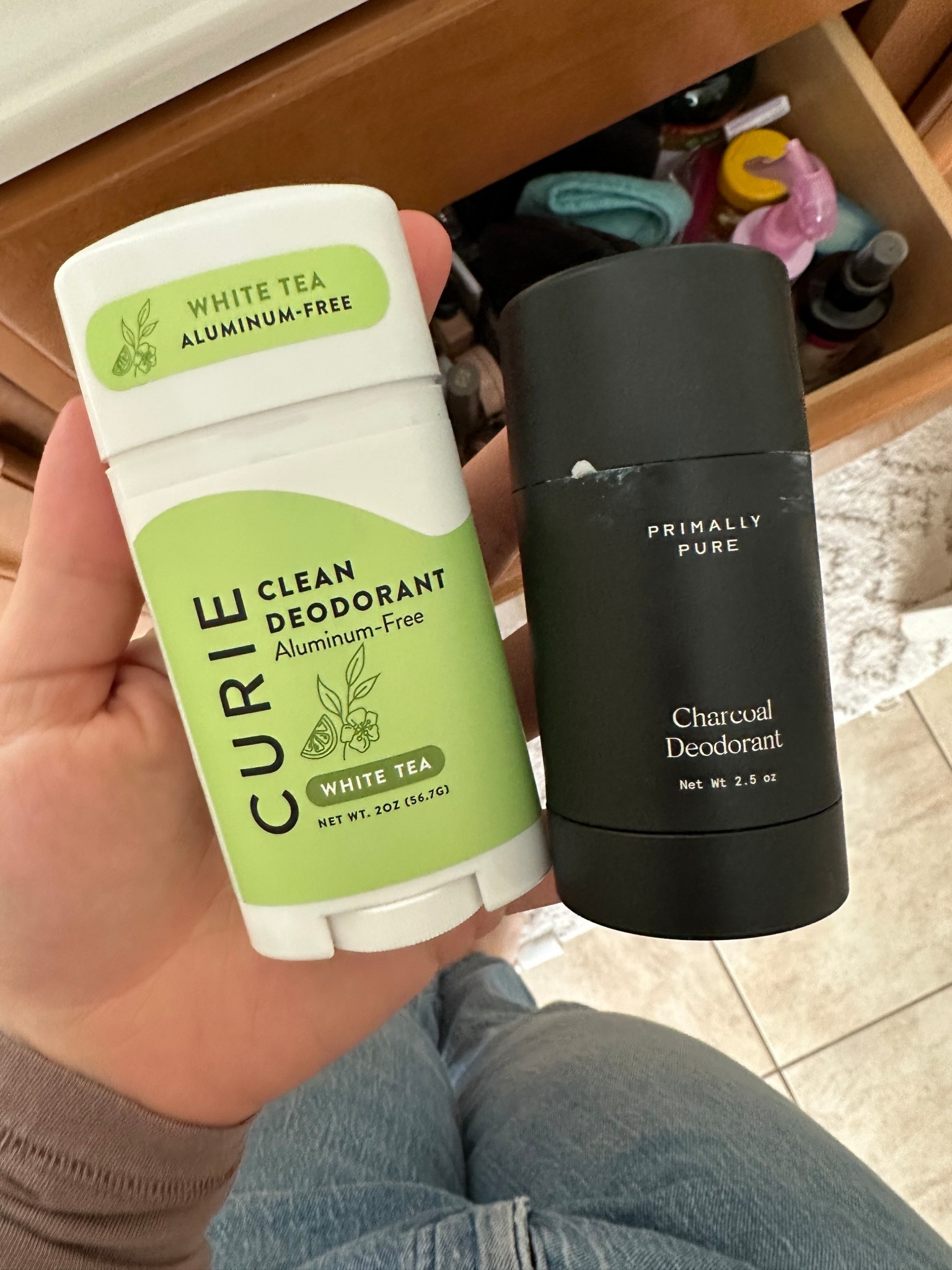 Been doing the whole clean deodorant thing for 6 months now. 
Just ran out of my second primally pure deodorant and I swear by it but the black charcoal rubs on my clothes 

Trying this curie one. On day two and so far so goodd

#LTKFindsUnder50 #LTKBeauty #LTKActive